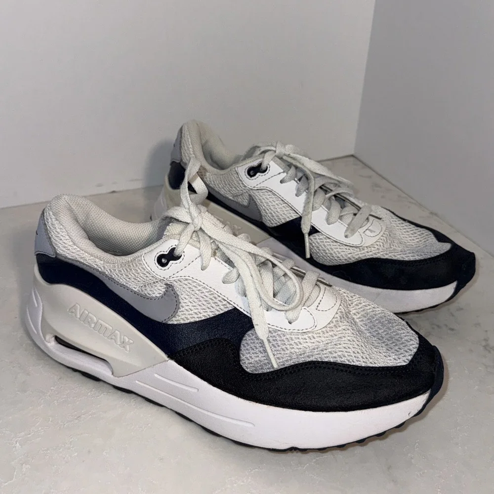 Nike Air Max SYSTM Men's Size 9.5 White/Obsidian Blue Sneakers DM9537-102
